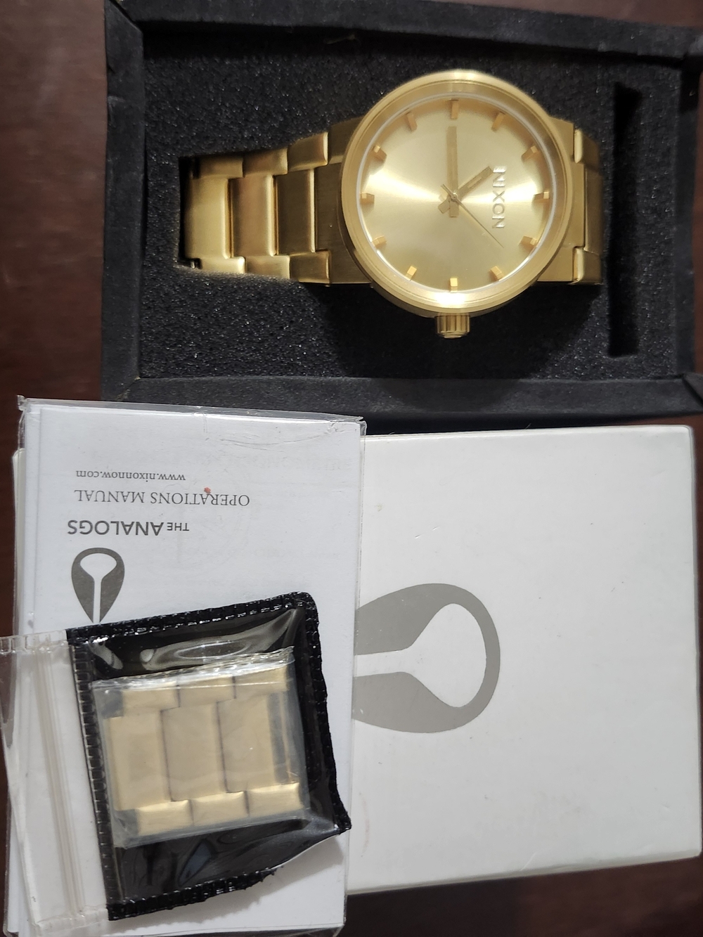 Nixon All-Gold Men's Bracelet Watch